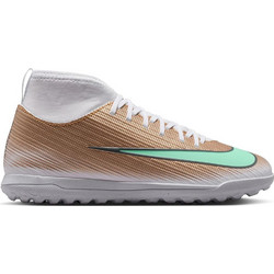 Nike Jr. Mercurial Superfly 11 Club ''Kylian Mbappe'' TF IV5827-701 Παιδικά Ποδοσφαιρικά Παπούτσια με Σχάρα και Καλτσάκι Χρυσά Λευκά