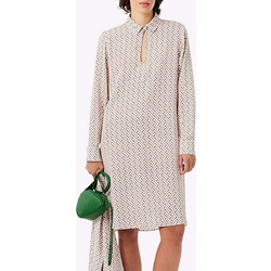 Lacoste Midi Καθημερινό Φόρεμα Εκρού 3EF8316-XI7