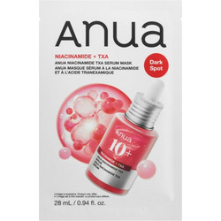 Anua Niacinamide TXA Serum Sheet Μάσκα Προσώπου για Λάμψη 28ml
