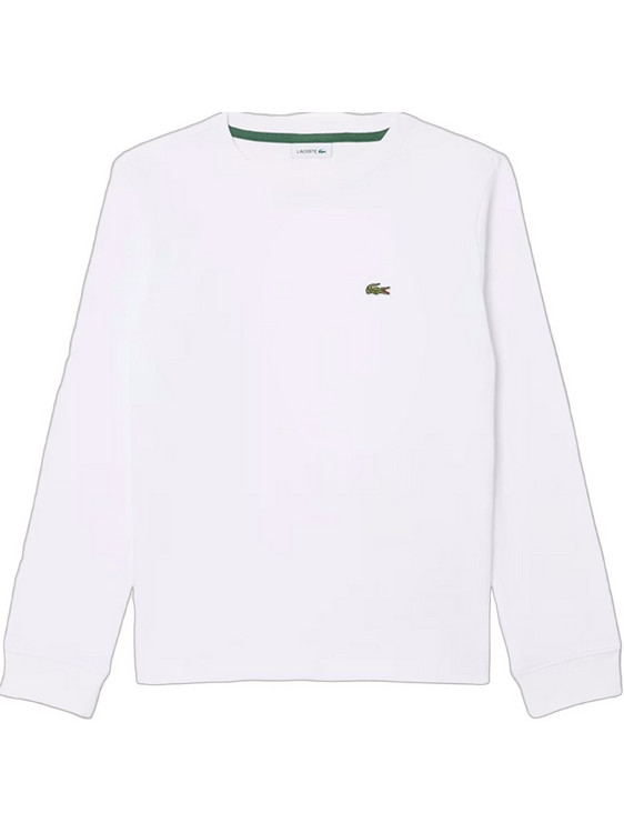 Lacoste Παιδικό T-Shirt Μακρυμάνικο Λευκό 3TJ2703-001