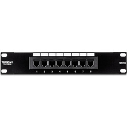 Trendnet TC-P08C6 Ethernet Patch Panel Rack 1U 10" 8 Θυρών Cat.6 Unshielded UTP