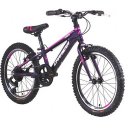 Carrera Junior 2026 Παιδικό Mountain Bike 20" Αλουμινίου με 7 Ταχύτητες Μωβ Ροζ