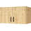Megapap Δίφυλλο Πατάρι Ντουλάπας Victoria Καφέ 100x60x59cm GP028-0123,2
