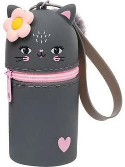 Moses Cat Κασετίνα Βαρελάκι Γεμάτη Μαύρη M26334