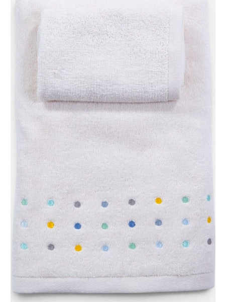 Nef-Nef Dots Blue Σετ Παιδικές Πετσέτες 2τμχ 420gr/m² 041054