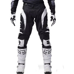 Fox Racing 180 Lean Ανδρικό Παντελόνι Μηχανής Καλοκαιρινό Μαύρο Λευκό