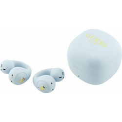 Guess Script Metal Logo Ακουστικά Bluetooth Open Ear Ανθεκτικά στο Νερό Turquoise