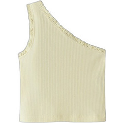Name It Παιδικό Crop Top Αμάνικο Κίτρινο 13256683