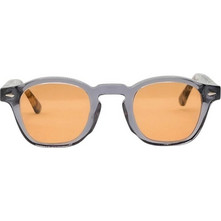 Paul Frank PFF1529-8033 Ανδρικά Γυαλιά Ηλίου Τετράγωνα Κοκάλινα Γκρι με Πορτοκαλί Φακό