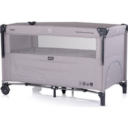 Chipolino Relax Παρκοκρέβατο 2 Επιπέδων με Στρώμα & Δίχτυ Platinum KOSIRE262PL