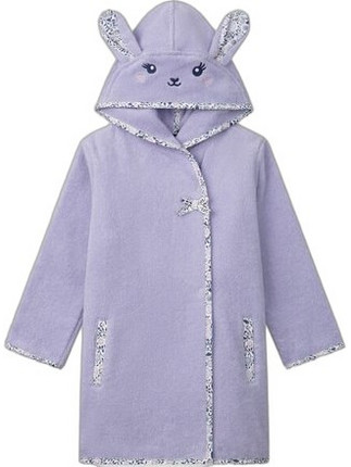 Dpam Παιδική Ρόμπα Fleece Χειμωνιάτικη Λιλά NUIPETTE