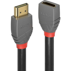 Lindy Καλώδιο HDMI 2.0 HDMI Male to HDMI Female 3m Black 36478