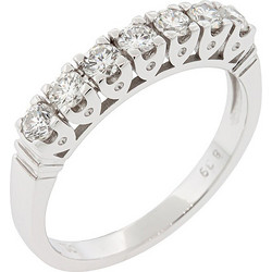 Million Diamonds Γυναικείο Δαχτυλίδι Σειρέ Μισόβερο από Λευκόχρυσο 18K με Διαμάντι RL23331