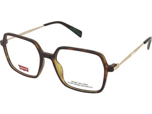 Levi's LV1072 086 Γυναικείος Σκελετός Γυαλιών Οράσεως Κοκάλινος Μεταλλικός Χρυσός Καφέ