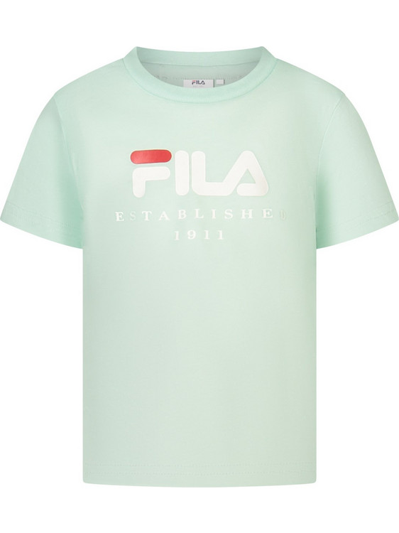 Fila Παιδικό T-Shirt Κοντομάνικο Πράσινο Mint FAK0432-60106