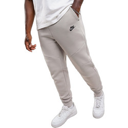 Nike Ανδρικό Παντελόνι Φόρμας Fleece με Λάστιχο Εκρού HV0959-009