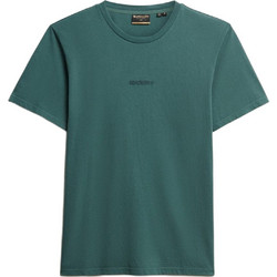 Superdry D1 Micro Logo Ανδρικό Αθλητικό T-Shirt Πράσινο M1012131A-E4C