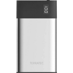 Terratec P80 Slim Power Bank 8000mAh με Ενσωματωμένο Καλώδιο USB-C Black