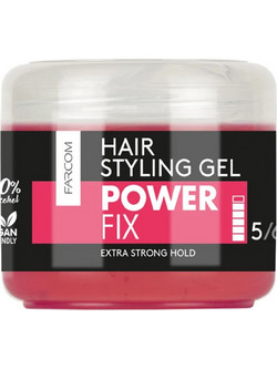 Farcom Power Fix 5/6 Gel Μαλλιών Πολύ Δυνατό Κράτημα 250ml