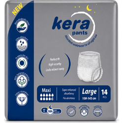 Kera Maxi Large Πάνες Βρακάκι Ακράτειας 7.5 Σταγόνες 14τμχ