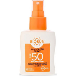Biosun Αντηλιακό Spray Προσώπου & Σώματος SPF50+ 80ml