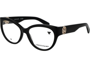 Longchamp LO2728 001 Γυναικείος Σκελετός Γυαλιών Οράσεως Κοκάλινος Μαύρος