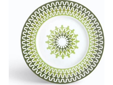 Ιωνία Illusion Green Πιάτα Ρηχά Πορσελάνης 6τμχ 8092041
