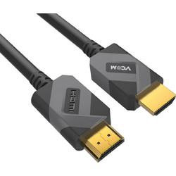 Vcom Καλώδιο HDMI 2.1 HDMI Male to HDMI Male 2m Black CG805-2.0M