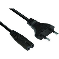 Vcom CE023-1.5m Καλώδιο Τροφοδοσίας Euro to IEC C7 1.5m