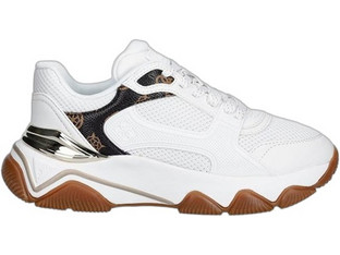 Guess Mazzy Γυναικεία Sneakers Flatforms Λευκά FLTMZZELE12