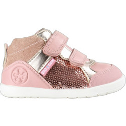 Biomecanics Παιδικά Sneakers Μποτάκια Ροζ Ασημί 261167-B193