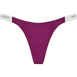 Hugo ID Βαμβακερό Γυναικείο String Μωβ 50557094-653