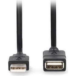 Nedis CCGL60010BK30 Καλώδιο USB-A Male 2.0 to USB-A Female 3m Black