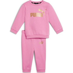 Puma Βρεφικό Σετ Φόρμας για Κορίτσι Χειμωνιάτικο Ροζ Χρυσό 677881-48