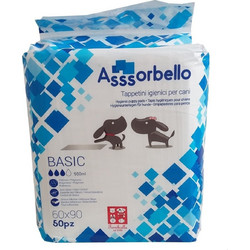 Ferribiella Basic Επιδαπέδιες Πάνες Σκύλου με Αυτοκόλλητα 90x60cm 50τμχ