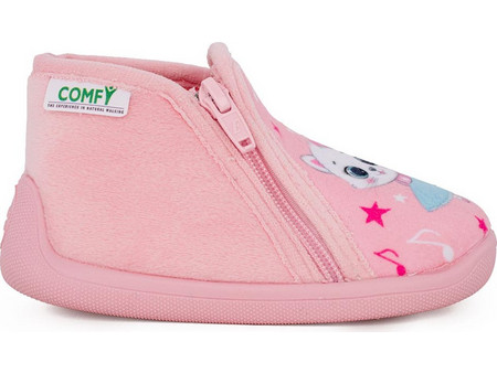Comfy Ανατομικές Χειμερινές Παιδικές Παντόφλες Μποτάκια για Κορίτσι Ροζ 1885