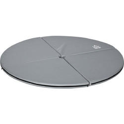 HOMCOM Στρώμα Γυμναστικής Αναδιπλούμενο Γκρι 150x150x5cm