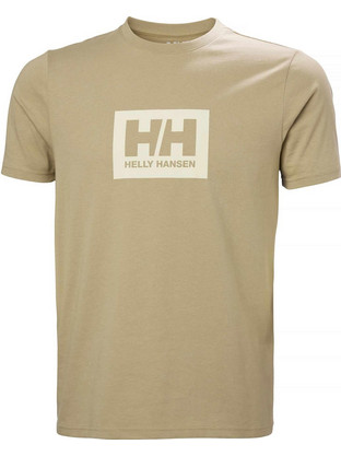 Helly Hansen Box 2.0 Ανδρικό Αθλητικό T-Shirt Μπεζ 54597-757