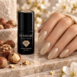 Semilac 733 Creamy Pralin Ημιμόνιμο Βερνίκι Νυχιών 7ml