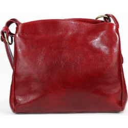 Passaggio Leather Γυναικεία Τσάντα Χιαστί Δερμάτινη Μπορντό με Στενό Λουρί 5710-KR-01