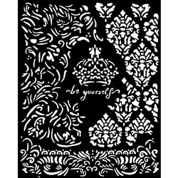 Stamperia Στένσιλ Σχέδια Alterego Crown Be Yourself 20x25cm KSTD1700