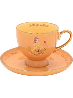 Disney Princess Belle Φλιτζάνι Τσαγιού Κεραμικό Πορτοκαλί 200ml