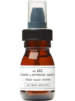 Depot No.403 Pre-Shave & Softening Fresh Black Pepper Λάδι για Γένια 30ml