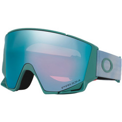 Oakley Flow Scape M OO7147-17 Μάσκα Σκι & Snowboard Ενηλίκων Μαύρη με Φακό Καθρέπτη Χρυσό