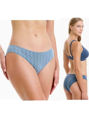 Walk Γυναικεία Slip Μπλε 2Pack W2012-87