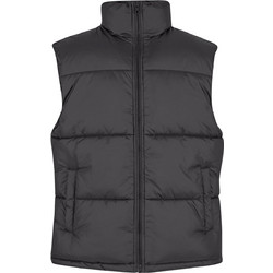 Urban Classics Αμάνικο Ανδρικό Μπουφάν Χειμωνιάτικο Puffer Ανθρακί TB8704-03516