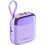 Takemore R56J Power Bank 10000mAh 22.5W με Ενσωματωμένο Καλώδιο USB-C Purple