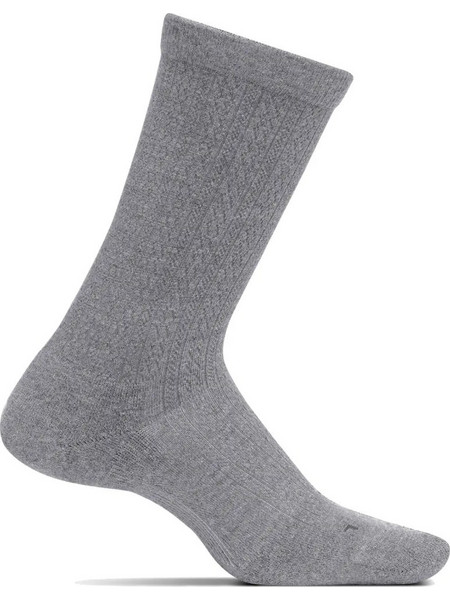 Feetures Texture Ανδρικές Κάλτσες Κοντές με Σχέδια Γκρι LW10349