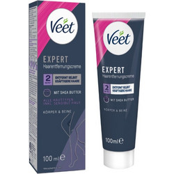 Veet Expert Intimate Αποτριχωτική Κρέμα Σώματος για Ευαίσθητη Επιδερμίδα 100ml