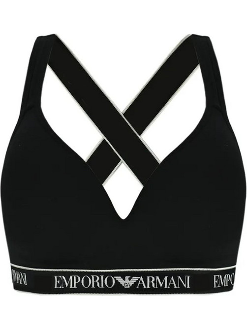 Emporio Armani Μπουστάκι Push Up χωρίς Μπανέλα Μαύρο EW000447AF19026-UC001